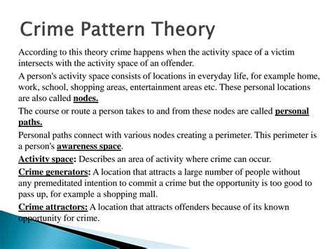 Solution Criminology Notes On Crime Pattern Theory Studypool