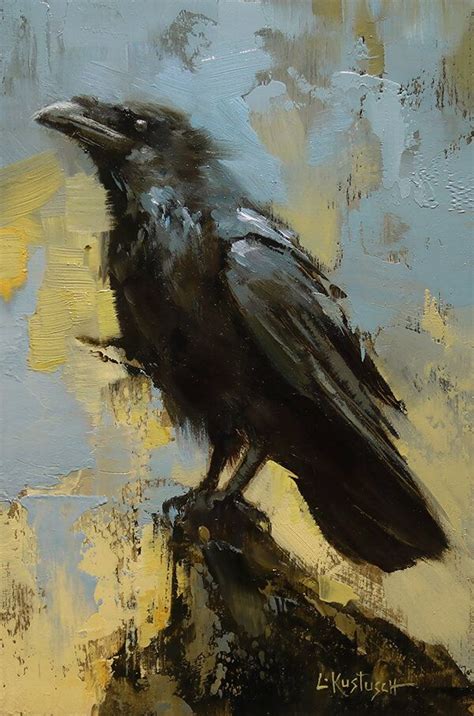 Painting Sale — Lindsey Kustusch Crow Painting Bird Art Animal