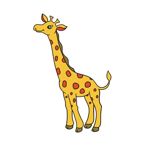 Как нарисовать жирафа поэтапная инструкция для начинающих