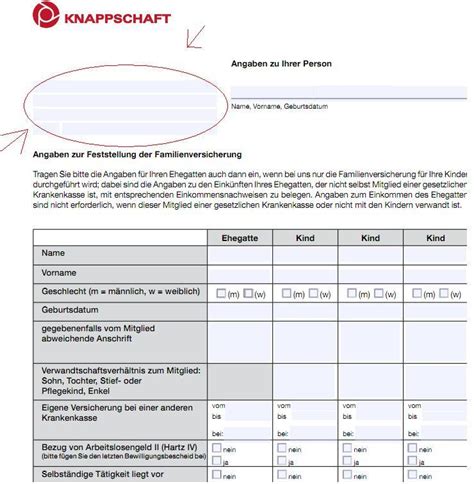 Bei whatsapp geht ein kettenbrief viral: Antrag auf Familienversicherung (Versicherung ...