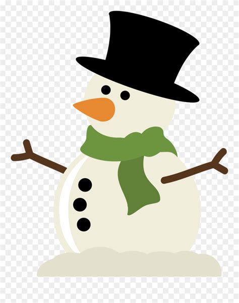 Download Cute Snowman Svg - Cute Simple Snowmen Clip Art - Png Download