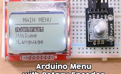 Easy Arduino Menus For Rotary Encoders Arduino Arduino Projects Arduino