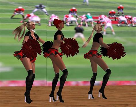 Second Life Women Cheerleaders Cheerleaders Second Life Flickr