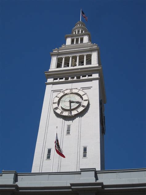 Ferry Building Clock Tower Sf Ferry Building San Francisco Clock