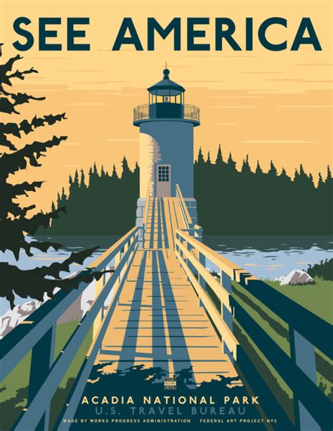The See America Series Wpa Style National Park Posters By Steve Thomas