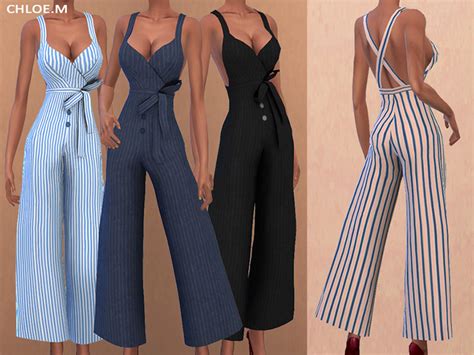 Best Jumpsuit Cc For The Sims 4 Maxis Match Alpha All Sims Cc