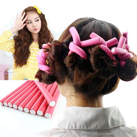 Amazon Com Beauty Forever Hairstyle Foam Curler Tool Spiral Hair