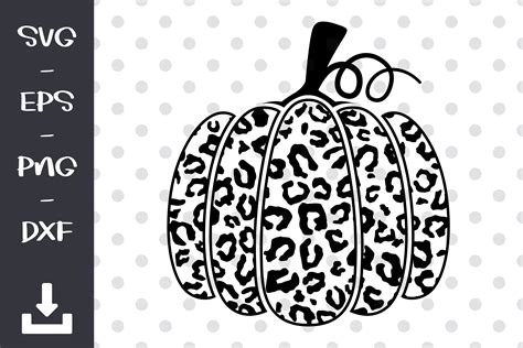 Halloween Leopard Pumpkin Fall Svg Graphic By Wanchana365 · Creative