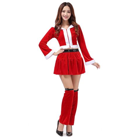 C722 サンタ コスプレ レディース 可愛い サンタコス 衣装 長袖 クリスマス サンタクロース 仮装 コスチューム 女性 Monoii