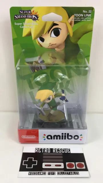 Toon Link Legend Of Zelda Super Smash Bros Modellino Amiibo Nintendo