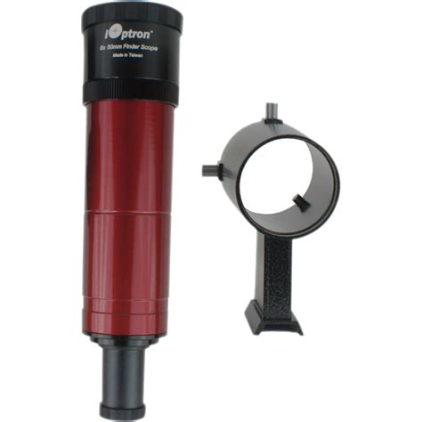 iOptron 8x50mm Finderscope with Bracket (Red) 6152 B&H Photo