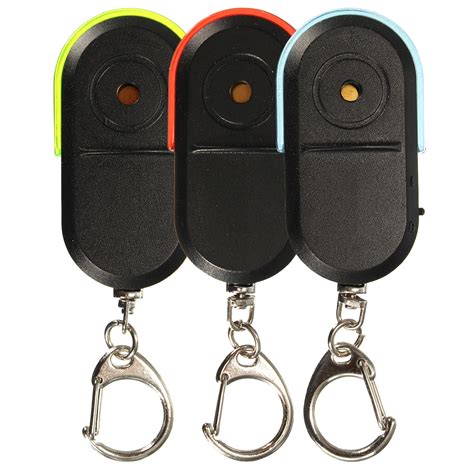 Wireless Anti Lost Alarm Key Finder Locator Keychain Whistle Sound With