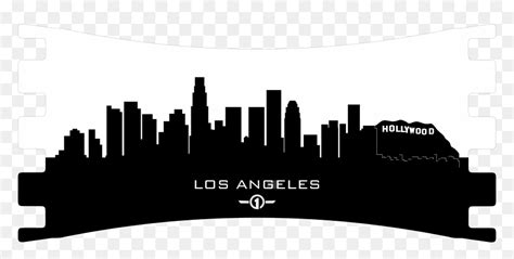 This community wiki's goal is to be a repository of cities: La City Skyline Silhouette, HD Png Download - vhv