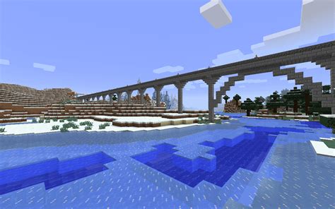 Super Long Minecart Bridge Rminecraft