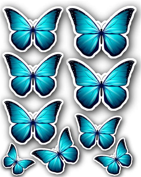 Printable Designs Printable Stickers Printables Butterfly Cakes
