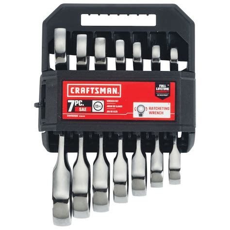 Craftsman 7 Piece Set Standard Sae Ratchet Wrench In The Ratchet