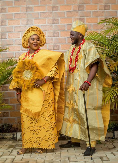 African Traditional Wedding Aso Oke For Couplecomplete Laser Etsy Canada