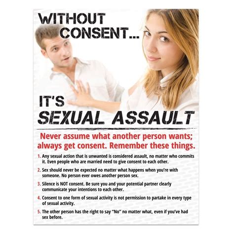 without consent it s sexual assault poster positive promotions