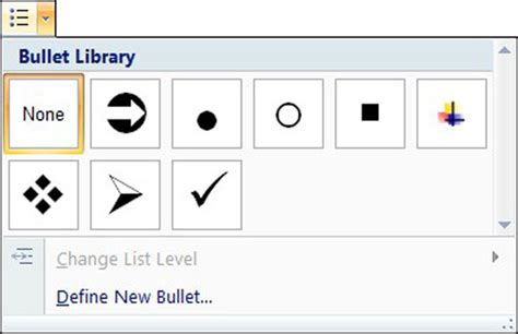 How To Customize Bullets In Word 2007 Bulleted Lists Dummies