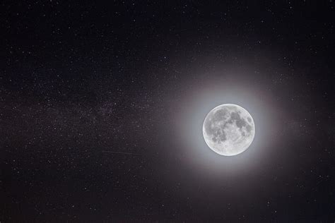 Moon Illuminating The Milky Way Photograph By Leander Nardin