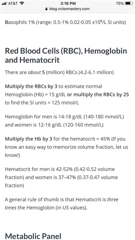 Pin On Hemoglobin Levels