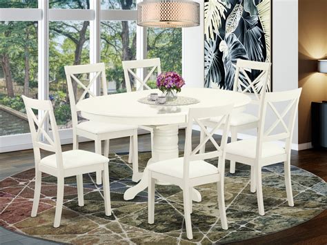 The average price for kitchen & dining tables ranges from $20 to over $5,000. AVBO7-LWH-LC 7 Pc Kitchen table set with a Dining Table ...