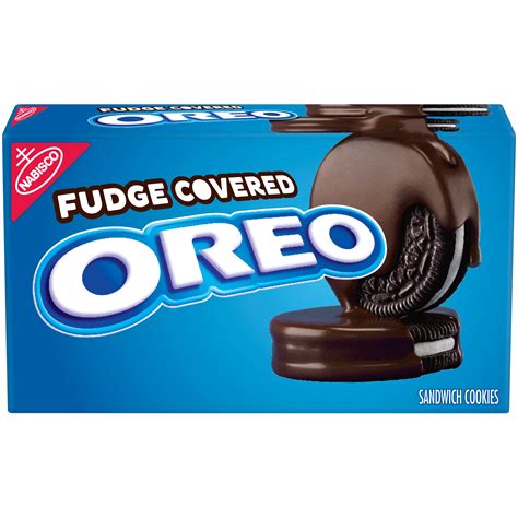 Oreo Fudge Covered Chocolate Sandwich Cookies 79 Oz Walmart