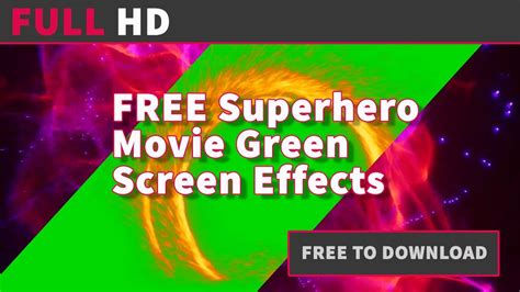 Free Green Screen Marvel Movies Effects Spiderman Dr Strange Venom