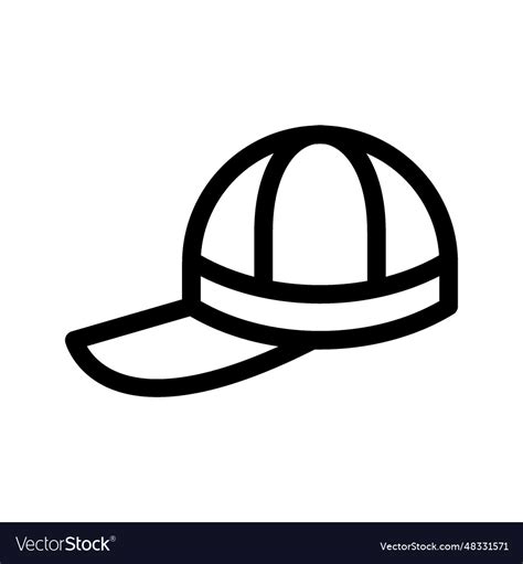 Cap Icon Royalty Free Vector Image Vectorstock