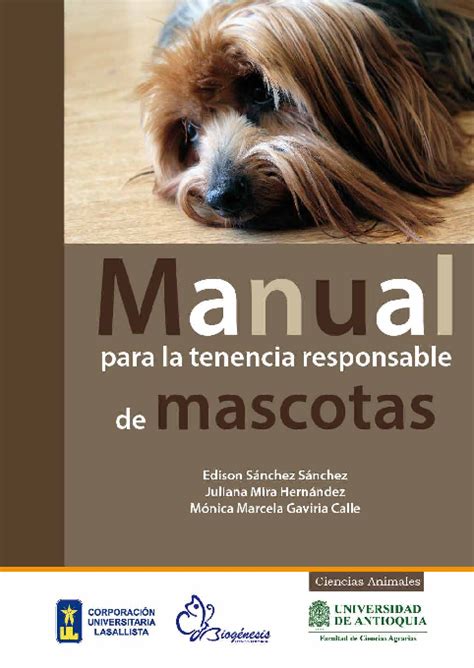 Pdf Manual Para La Tenencia Responsable De Mascotas Fondo