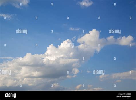 Blue Sky And Puffy Clouds Stock Photo Alamy