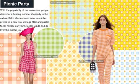 The Pattern Trend For Ss 2023 Theme Of Retro Time Latestfashionnews