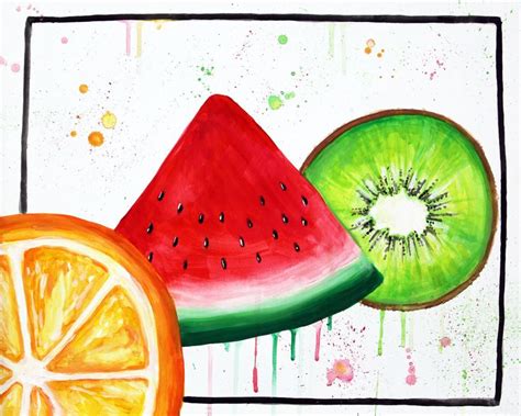 Acrylfarbe ist written by admin montag, 8. Fruity Summer | Acryl leinwand, Leinwand malen, Kreativ