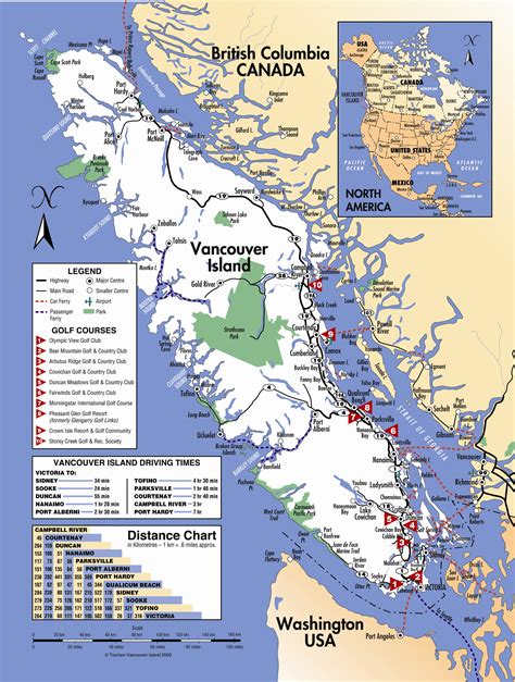 Vancouver Island Road Map See Details From Scgaorg Pictures
