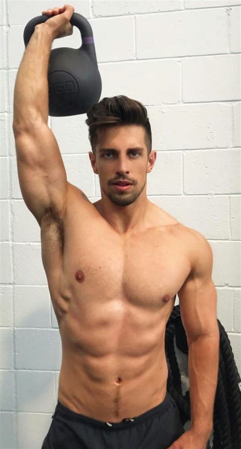 Kettlebell Workout Workouts Dna Male Pinup Fitness Models Muscle Model Foto Shirtless Men