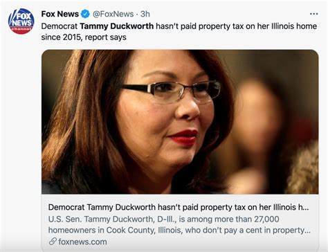 Fox News So Mad Tammy Duckworth Gets Veterans Tax Break Like Some Kind