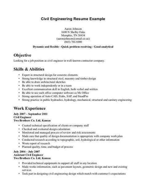 6 electrical engineering resume templates pdf doc free. Civil Engineering Student Resume - http://www.resumecareer.info/civil-engineering-student-resume ...