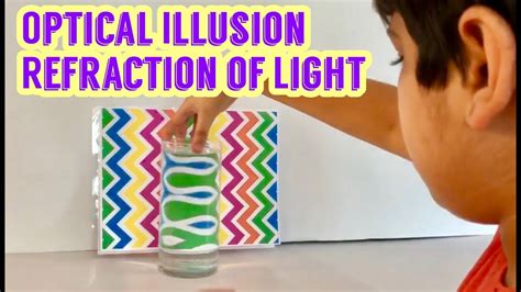 Refraction Of Light In Water Optical Illusion Youtube