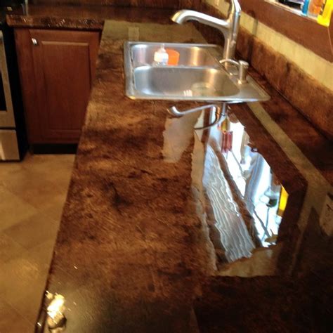 Refinish Laminate Countertops With Concrete Overlay Direct Colors