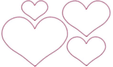 Use This Heart As An Applique Pattern Embroidery Pattern Or Quilting