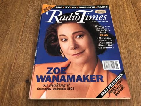 Radio Times Magazine 199237 Zoe Wanamaker Gillian Taylforth Cliff