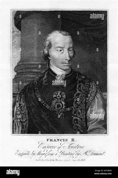 Francis Ii Holy Roman Emperor 1815artist Henri Meyer Stock Photo