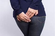 woman anus butt women her stock diarrhea holding has similar