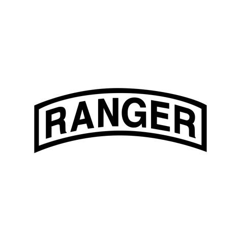 Army Ranger Tab Vinyl Decal Sticker 75th Regiment Us Etsy