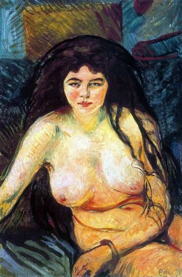Seated Nude By Edvard Munch Oil Painting Reproduction Kosh Mart Sweden Koshmart Se