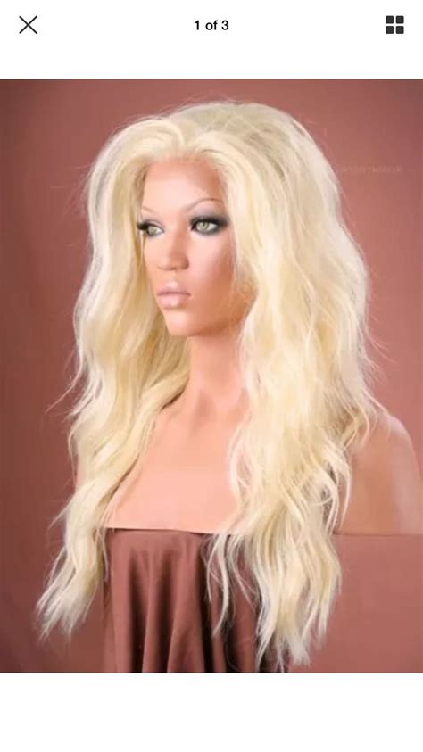 Full Lace Wig Platinum Blonde 613 Body Wave Full Lace Wig Lace Wigs Wigs