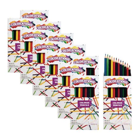 Colorations® Color Pencils 12 Colors 12 Packs