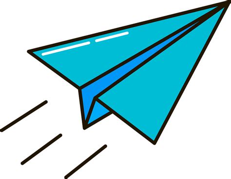 Paper Airplane SVG