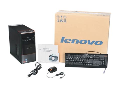 Lenovo Desktop Pc H405 77231lu Athlon Ii X4 650 32ghz 4gb Ddr3 1tb