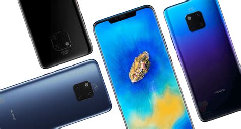 ภาพ Huawei Mate 20 Pro เผย 3 สีหลัก น้ำเงิน ดำ และ ทไวไลท์ มาพร้อมเคส